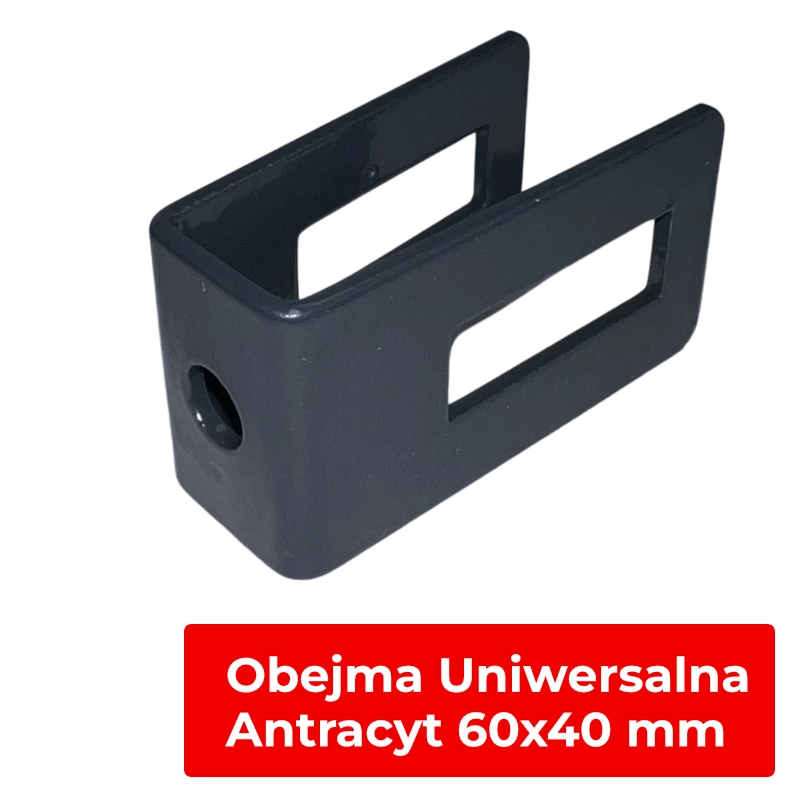Uchwyt uniwersalny montażowy do paneli ogrodzeniowych, zestaw 100 sztuk